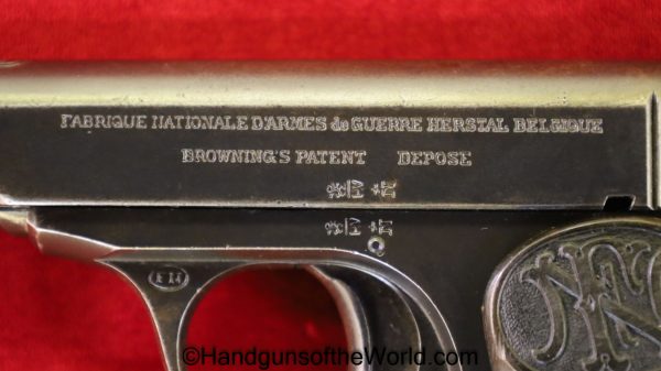 FN, Browning, 1922, 7.65mm, French, Navy, Full Rig, Naval, France, 1932, Handgun, Pistol, C&R, Collectible, Belgian, Belgium, 32, .32, acp, auto, 7.65