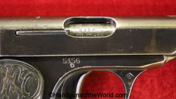 FN Browning 1922, 7.65mm, French Navy Issue-Full Rig - Image 12