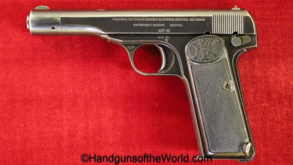 FN, Browning, 1922, 7.65mm, French, Navy, Full Rig, Naval, France, 1932, Handgun, Pistol, C&R, Collectible, Belgian, Belgium, 32, .32, acp, auto, 7.65