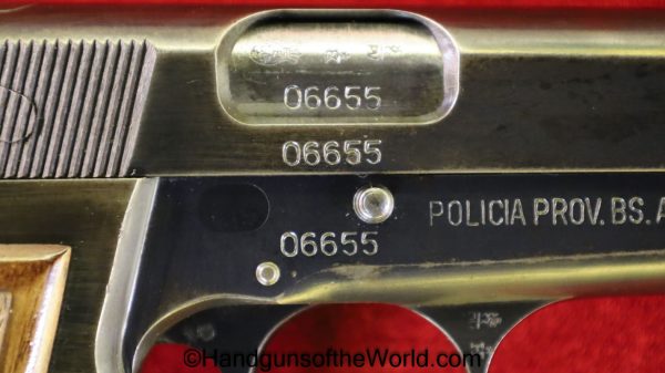 FN Browning Hi-Power, 9mm, Argentine Contract, Buenos Aires Police with Box - Image 15