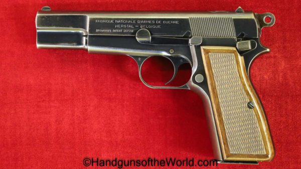 FN, Browning, Hi-Power, 9mm, Argentine Contract, Buenos Aires, Police, with Box, Boxed, Argentine, Argentina, Contract, High Power, 1961, Belgian, Belgium