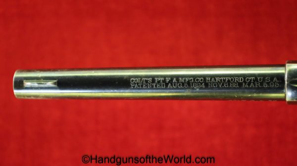 Colt 1901 US Army .38 Caliber Revolver - Image 8