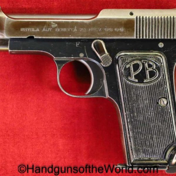 Beretta, 1915-1919, 7.65mm, Italy, Italian, Handgun, Pistol, C&R, Collectible, Pocket, 7.65, 32, .32, acp, auto, 1919, 1915, Hand gun, Commercial