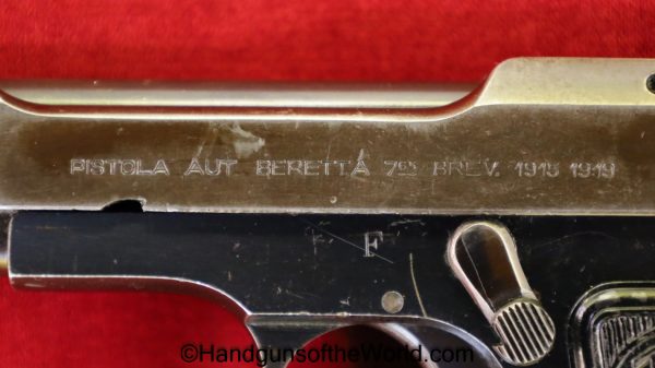 Beretta, 1915-1919, 7.65mm, Italy, Italian, Handgun, Pistol, C&R, Collectible, Pocket, 7.65, 32, .32, acp, auto, 1919, 1915, Hand gun, Commercial