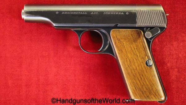 Rheinmetall, Pocket, 7.65mm, German, Germany, Handgun, Pistol, C&R, Collectible, 7.65, 32, .32, acp, auto, Hand gun, Neu Modell, New Model