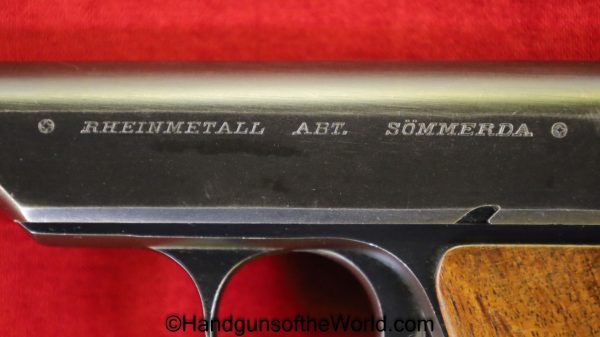 Rheinmetall, Pocket, 7.65mm, German, Germany, Handgun, Pistol, C&R, Collectible, 7.65, 32, .32, acp, auto, Hand gun, Neu Modell, New Model