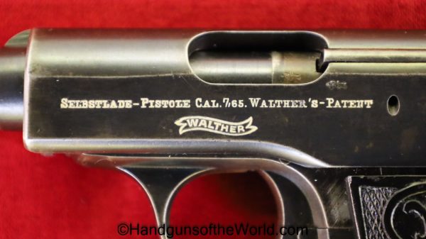 Walther, Model 3, 7.65mm, German, Germany, Handgun, Pistol, C&R, Collectible, Pocket, 7.65, 32, .32, acp, auto, Model III, Model, 3, III, Hand gun