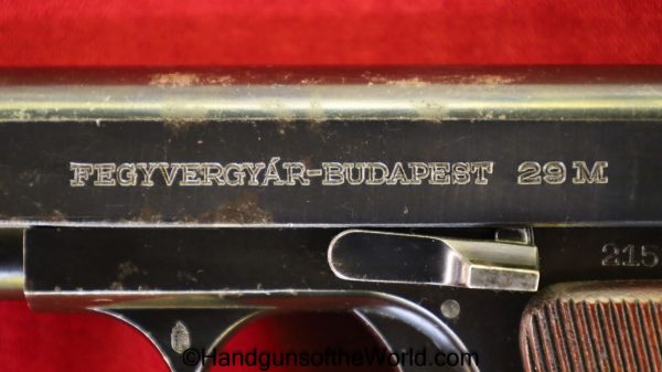 FEG, Femaru, 29M, .380, 380, acp, auto, Hungary, Hungarian, Handgun, Pistol, C&R, Collectible, M29, 9mmK, WWII, WW2, Pocket, Hand gun
