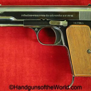 Femaru, 37M, .380, Hungary, Hungarian, Handgun, Pistol, C&R, Collectible, WWII, WW2, Hand gun, 380, acp, auto, 9mmK, Kurz, 9mm, M37