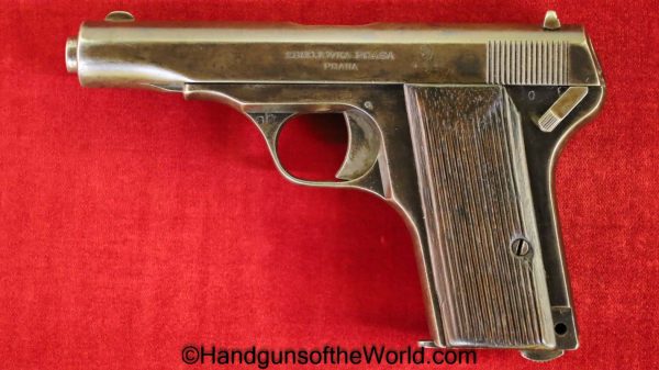 Praga, Model 1919, 7.65mm, Czech, Military, Czechoslovakia, Handgun, Pistol, C&R, Collectible, 1919, 1921, 32, .32, acp, auto, Pocket, 7.65, Unit Marked