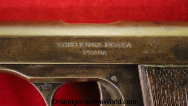 Praga, Model 1919, 7.65mm, Czech, Military, Czechoslovakia, Handgun, Pistol, C&R, Collectible, 1919, 1921, 32, .32, acp, auto, Pocket, 7.65, Unit Marked