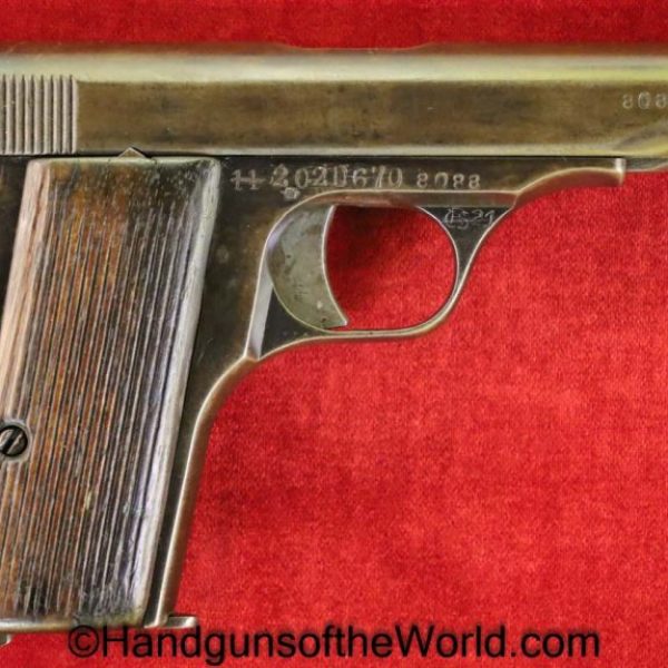 Praga, Model 1919, 7.65mm, Czech, Military, Czechoslovakia, Handgun, Pistol, C&R, Collectible, 1919, 1921, 32, .32, acp, auto, Pocket, 7.65, Unit Marked