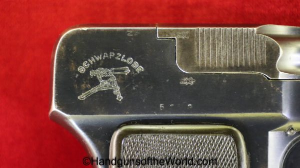 Schwarzlose, 1908, 7.65mm, Blow Forward, 32, .32, acp, auto, 7.65, German, Germany, Handgun, Pistol, C&R, Collectible, Model, Unusual, Blow, Forward