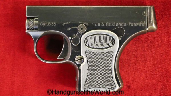 Mann, WT-1920, 6.35mm, 1st, Variation, First, Variant, 1920, WT, German, Germany, Handgun, Pistol, C&R, Collectible, VP, Vest Pocket, 6.35, 25, .25, acp