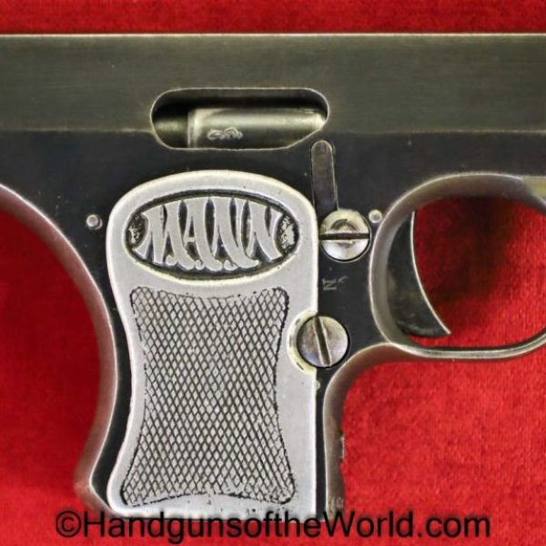 Mann, WT-1920, 6.35mm, 1st, Variation, First, Variant, 1920, WT, German, Germany, Handgun, Pistol, C&R, Collectible, VP, Vest Pocket, 6.35, 25, .25, acp