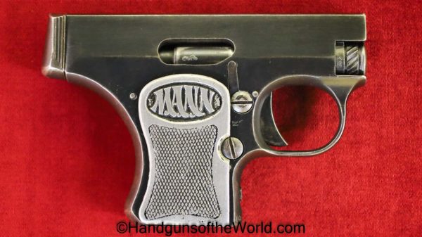 Mann, WT-1920, 6.35mm, 1st, Variation, First, Variant, 1920, WT, German, Germany, Handgun, Pistol, C&R, Collectible, VP, Vest Pocket, 6.35, 25, .25, acp