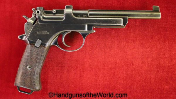 Steyr Mannlicher, Model 1901, 7.63mm, Austrian, Dated, 1902, Steyr, Mannlicher, 1901, Handgun, Pistol, C&R, Collectible, Austria, 7.63, Model, Hand gun
