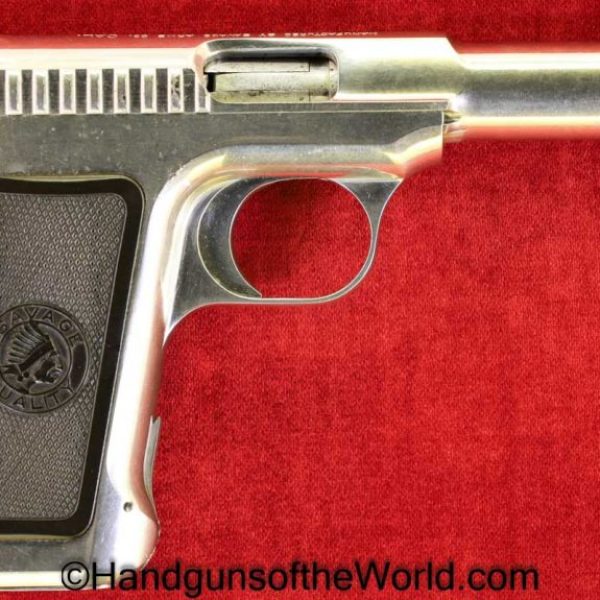 Savage, 1907, .380, Rare, Factory Nickel, Nickel, Handgun, Pistol, C&R, Collectible, 380, acp, auto, Pocket, Hand gun, American, Americana, America, USA