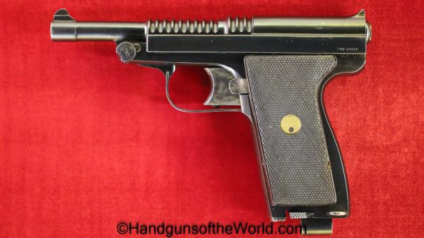 Manufacture Francais, 1928, Armee, 9mm, Finned Barrel, Matching Magazine, French, France, Handgun, Pistol, C&R, Collectible, Model, Matching Mag, Le Francais