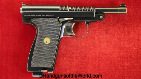 Manufacture Francais, 1928, Armee, 9mm, Finned Barrel, Matching Magazine, French, France, Handgun, Pistol, C&R, Collectible, Model, Matching Mag, Le Francais
