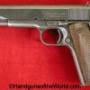 Ithaca, 1911A1, .45acp, US, 1943, Colt, 1911, 45, .45, acp, auto, Handgun, Pistol, C&R, Collectible, WWII, WW2, Hand gun, Americana, USA, American, America