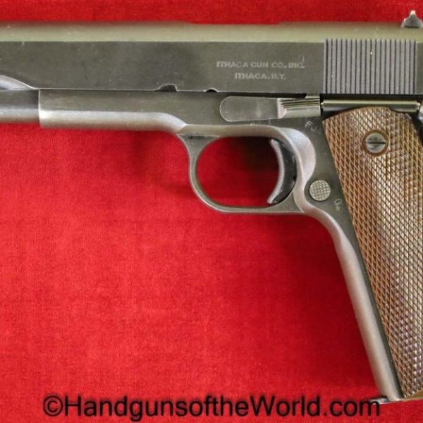 Ithaca, 1911A1, .45acp, US, 1943, Colt, 1911, 45, .45, acp, auto, Handgun, Pistol, C&R, Collectible, WWII, WW2, Hand gun, Americana, USA, American, America