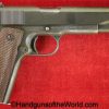 Ithaca, 1911A1, .45acp, US, 1943, Colt, 1911, 45, .45, acp, auto, Handgun, Pistol, C&R, Collectible, WWII, WW2, Hand gun, Americana, USA, American, America