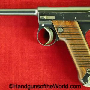 Nambu, Type 14, 9.12, Date, 8mm, December, 1934, Handgun, Pistol, C&R, Collectible, Japan, Japanese, WWII, WW2, Type, 14, Hand gun, Vintage, Old