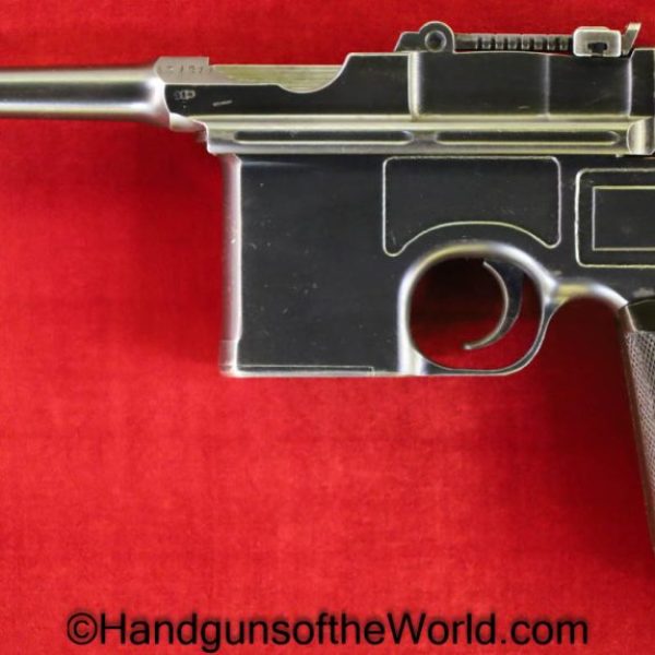 Mauser, C96, 1896, Broomhandle, 7.63mm, French Gendarme, with Stock, French, German, Germany, Bolo, Handgun, Pistol, C&R, Collectible, Stocked, 7.63