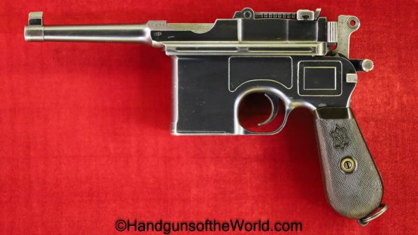 Mauser, C96, 1896, Broomhandle, 7.63mm, French Gendarme, with Stock, French, German, Germany, Bolo, Handgun, Pistol, C&R, Collectible, Stocked, 7.63