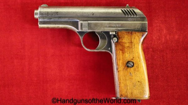 CZ, 1928, .380, Long Grip, with Stock, Czech, Czechoslovakia, Handgun, Pistol, C&R, Collectible, Stocked, with Stock, 380, 24, CZ28, CZ 28, CZ, 28, CZ-28