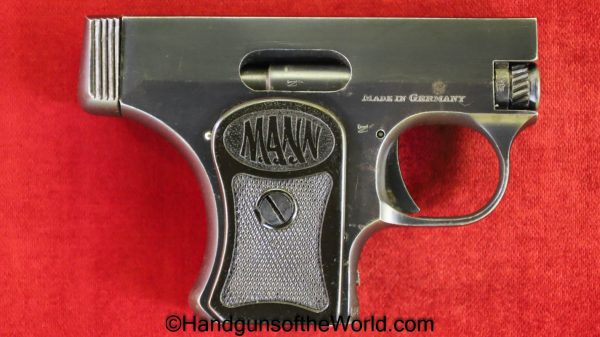 Mann, WT 1921, 6.35mm, Tiny, Vest Pocket, Pistol, Handgun, VP, C&R, Collectible, German, Germany, 1921, WT, WT-1921, 6.35, 25, .25, acp, auto, Hand gun