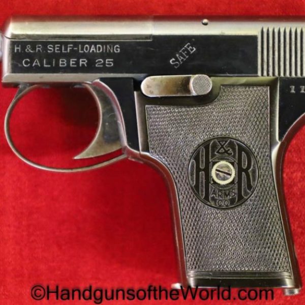 H&R, Self Loading, .25, with Box, Boxed, Self-Loading, Handgun, Pistol, C&R, Collectible, VP, Vest Pocket, 25, acp, auto, 6.35, 6.35mm, Americana, American