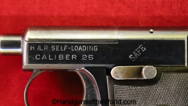 H&R, Self Loading, .25, with Box, Boxed, Self-Loading, Handgun, Pistol, C&R, Collectible, VP, Vest Pocket, 25, acp, auto, 6.35, 6.35mm, Americana, American