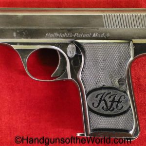 Helfricht, Model 4, 6.35mm, German, Germany, Handgun, Pistol, C&R, Collectible, VP, Vest Pocket, 6.35, 25, .25, acp, auto, Hand gun, 4, Model, IV