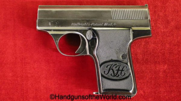 Helfricht, Model 4, 6.35mm, German, Germany, Handgun, Pistol, C&R, Collectible, VP, Vest Pocket, 6.35, 25, .25, acp, auto, Hand gun, 4, Model, IV