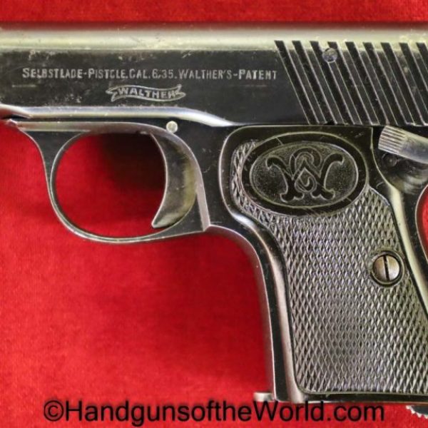 Walther, Model 2, 6.35mm, Model II, German, Germany, Handgun, Pistol, C&R, Collectible, 6.35, 25, .25, acp, auto, Model, 2, II, VP, Vest Pocket, Hand gun