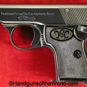 Walther, Model 5, 6.35mm, Late Variation, Model, 5, V, Handgun, Pistol, C&R, Collectible, 6.35, 25, .25, acp, auto, VP, Vest Pocket, German, Germany