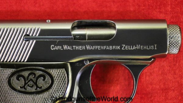 Walther, Model 5, 6.35mm, Late Variation, Model, 5, V, Handgun, Pistol, C&R, Collectible, 6.35, 25, .25, acp, auto, VP, Vest Pocket, German, Germany