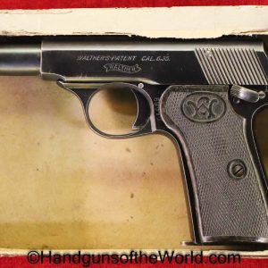 Walther, Model 7, 6.35mm, Late Model, with Box, Boxed, Handgun, Pistol, C&R, Collectible, VP, Vest Pocket, Model, 7, VII, 6.35, 25, .25, acp, auto