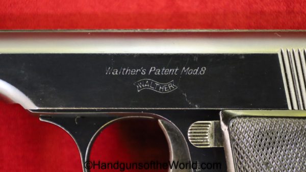 Walther, Model 8, 6.35mm, 1st, Variation, with Box, Boxed, First, Variant, German, Germany, Handgun, Pistol, C&R, Collectible, VP, Vest Pocket, 25, .25, acp