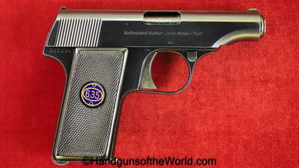 Walther, Model 8, 6.35mm, 1st, Variation, with Box, Boxed, First, Variant, German, Germany, Handgun, Pistol, C&R, Collectible, VP, Vest Pocket, 25, .25, acp