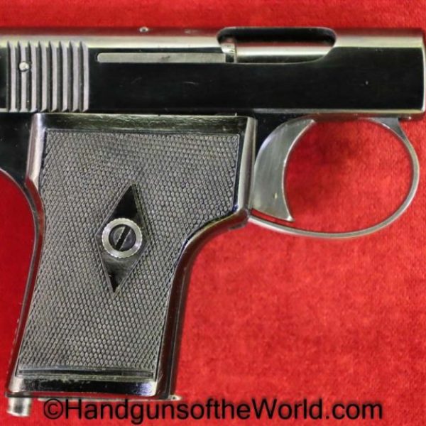 Webley, 1907, 6.35mm, Late Pattern, 1920, Late, Model, 6.35, 25, .25, acp, auto, Handgun, Pistol, C&R, Collectible, VP, Vest Pocket, British, English