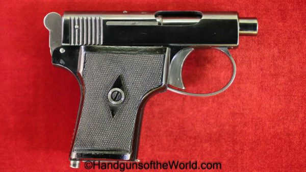 Webley, 1907, 6.35mm, Late Pattern, 1920, Late, Model, 6.35, 25, .25, acp, auto, Handgun, Pistol, C&R, Collectible, VP, Vest Pocket, British, English