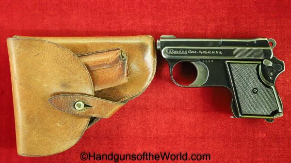 Kobra, Vest Pocket, 6.35mm, with Holster, German, Germany, Handgun, Pistol, C&R, Collectible, VP, Vest Pocket, 6.35, 25, .25, acp, auto, Hand gun