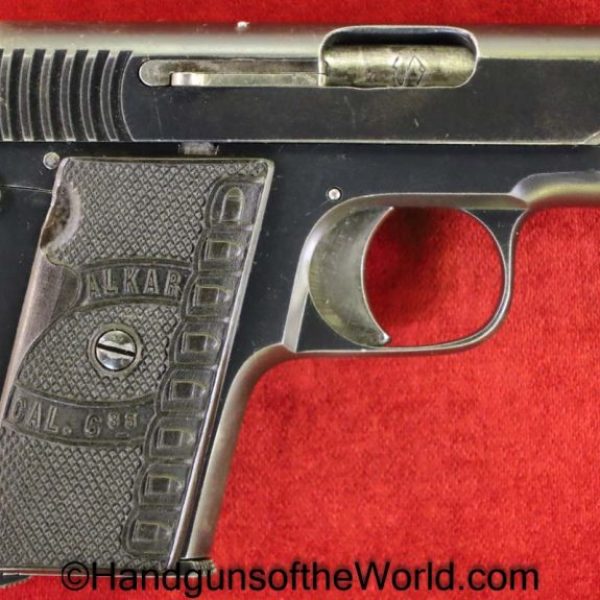 Alkar, Cartridge Counter, 6.35mm, Spain, Spanish, Handgun, Pistol, C&R, Collectible, VP, Vest Pocket, 25, .25, acp, auto, 6.35, Hand gun, Vintage