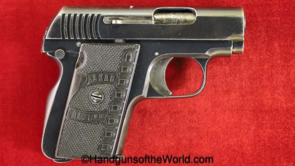 Alkar, Cartridge Counter, 6.35mm, Spain, Spanish, Handgun, Pistol, C&R, Collectible, VP, Vest Pocket, 25, .25, acp, auto, 6.35, Hand gun, Vintage