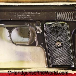 Astra, 200, 6.35mm, 2nd Variation, with Box, Boxed, Handgun, Pistol, C&R, Collectible, VP, Vest Pocket, 6.35, 25, .25, acp, auto, Second, 2nd, Variant