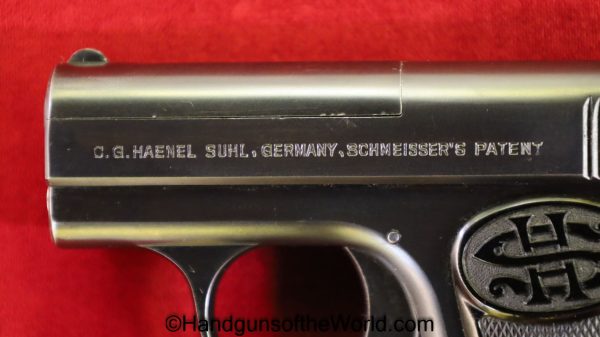 Haenel Schmeisser, Model 1, 6.35mm, Mint, in Box, Boxed, German, Germany, Handgun, Pistol, C&R, Collectible, VP, Vest Pocket, Model I, 6.35, 25, .25, acp