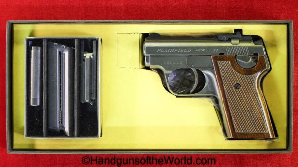 Plainfield, Model 71, .25, .22lr, Conversion Kit, and Box, Boxed, Handgun, Pistol, Collectible, 71, Model, 25, 22, 22lr, .22, Americana, American, CIA